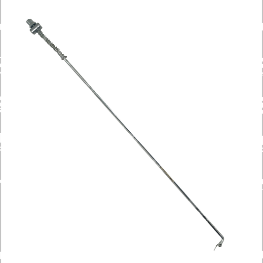Varilla de freno para YBR, componente de frenos de motocicleta, en color metálico, vista frontal en la imagen.