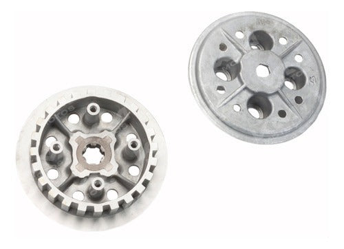 Prensa de clutch universal para YBR125Z, JS125-6A, con componentes metálicos y estructura resistente para reparación de motocicletas.