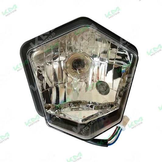 Foco completo Zmoto SX1 220/DM150 de la marca Universal, con detalles visibles del cuerpo y conexiones del foco.