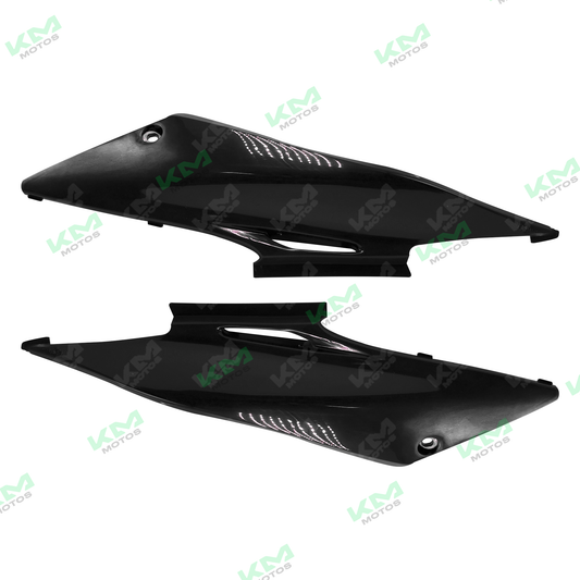 Tapaderas laterales negras para modelos XM200Z y XM150Z, conjunto de tapaderas laterales de marca Universal.