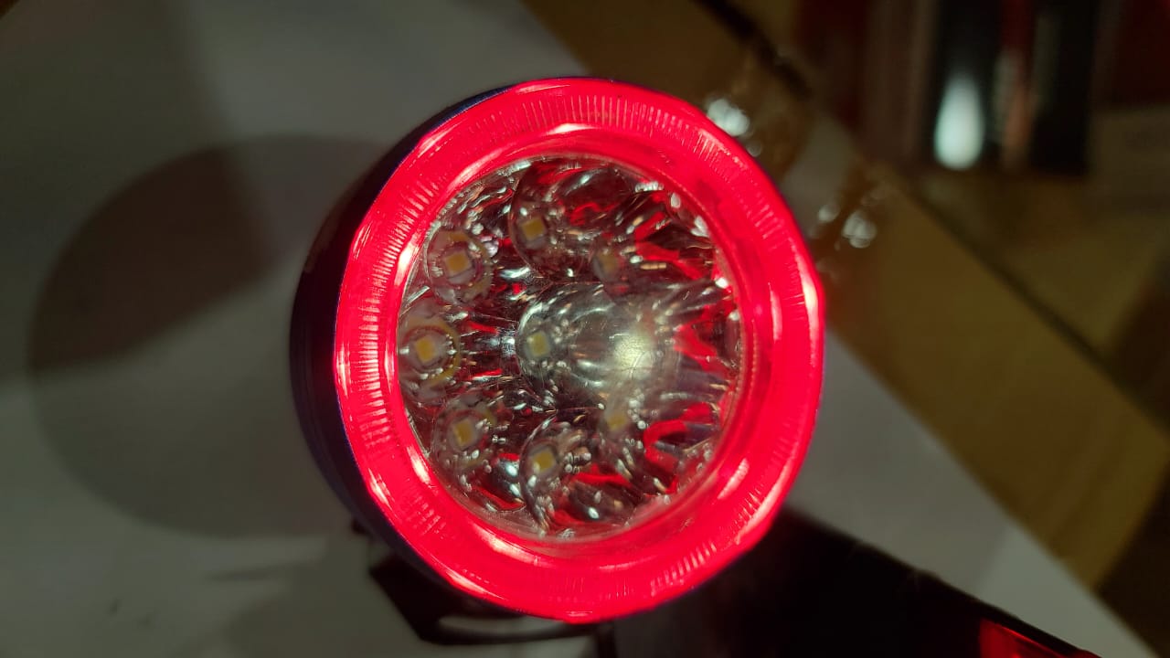 LUZ LED 6P/9P REDONDA + CORTECIA - KMMOTOSHN