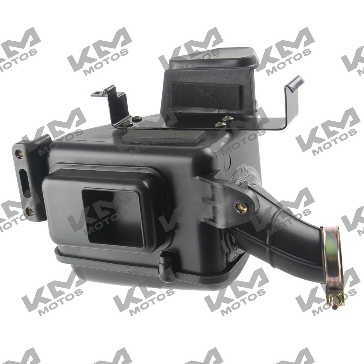 Filtro de aire original Italika FT125 XFT125 para Forza 125, sistema de combustión, muestra el filtro en color negro y tamaño compacto.