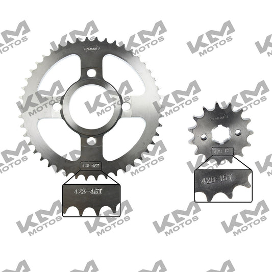 Kit de sprocket de arrastre original de Italika DM 200 ZDM200, sistema de tracción para motocicleta.