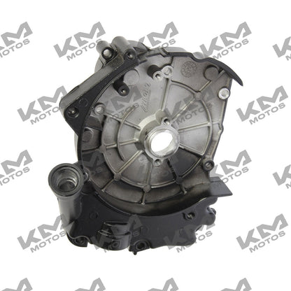 Cubierta derecha de carter ATV150-II ORIGINAL con reversa, protección para motor y componentes en color negro