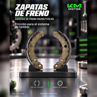 ZAPATAS DE FRENO RE205/TVS/4S