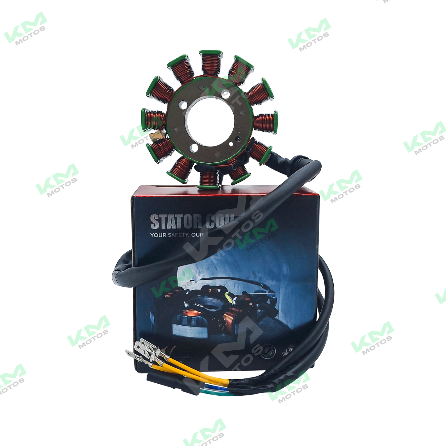 Bobina de magneto ZX200L de la marca Universal, vista de la bobina de magneto para motores.