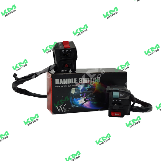 Interruptor de manubrio izquierdo para ZX150L, mando de control de motocicleta con diseño ergonómico y funciones básicas.