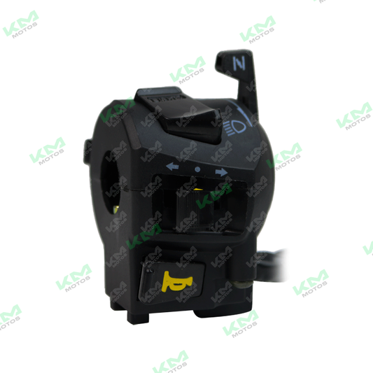 Mando interruptor de manubrio izquierdo para ZX250R, marca universal, con botones y controles visibles en el manubrio.