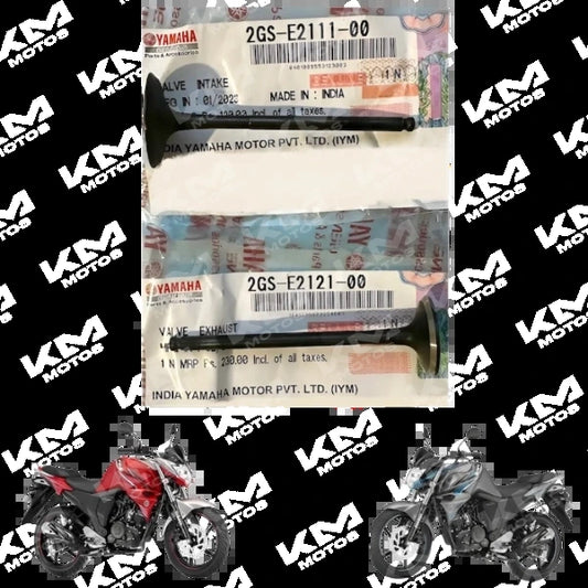 Válvula de escape para motor XTZ150 de la marca Universal, vista detallada en imagen.