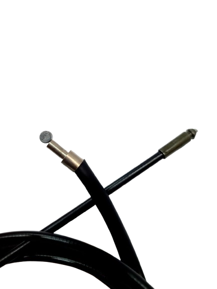 Cable de acelerador BAJAJ, para motocicleta, con conexión y mango de control visibles en la imagen.