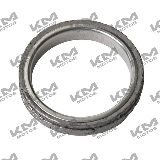 Sistema de chasis original Italika para CS125, GS150 y GTS175, empaque tubo de escape con número F07030001.
