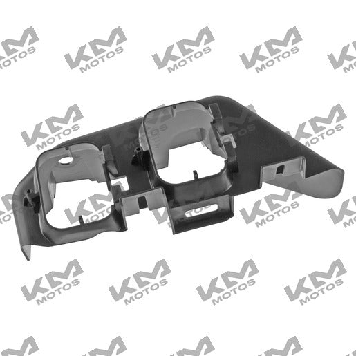 Cubierta izquierda trasera de sistema de chasis ATV250 Italika con reversa, pieza original F12010184 en imagen.