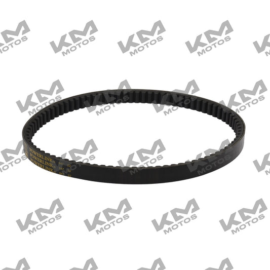 Sistema de tracción Italika ATV200, banda de tracción original 874x22 para ATV, en color negro y resistente.
