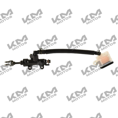 Conjunto de bomba de freno trasera para Yamaha 250Z, color grafito, marca KMMOTOSHN, muestra la pieza en detalle