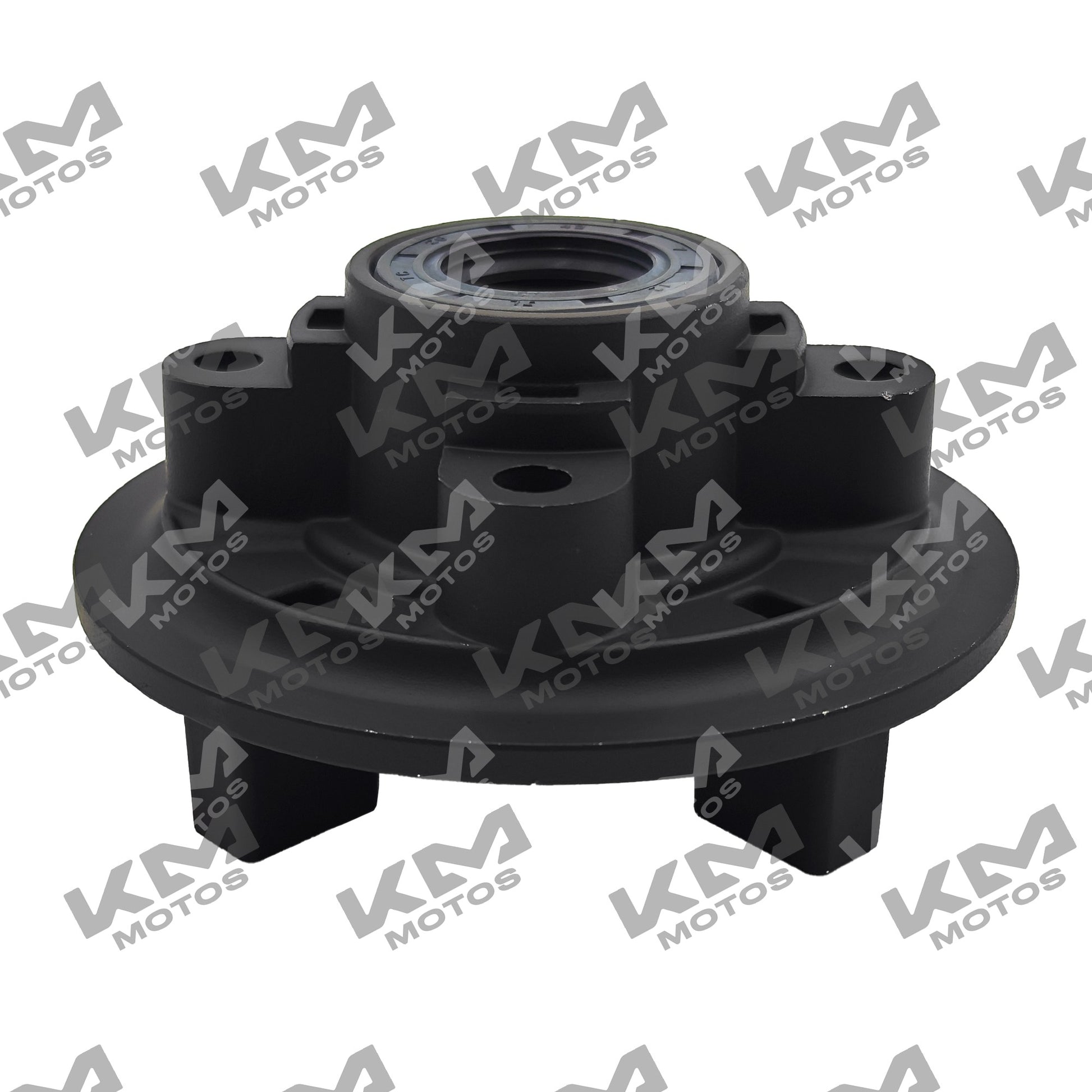 Kit de tracción final negro para motos KM Motos FT125, FT125 SPORT, XFT125 y modelos clásicos, con componentes visibles en la imagen.