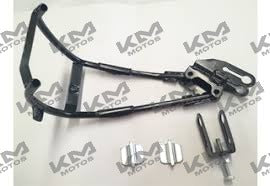Ajustador de cadena y soporte KM Motos 150SZ, herramienta para mantener la cadena en su lugar y soporte resistente.