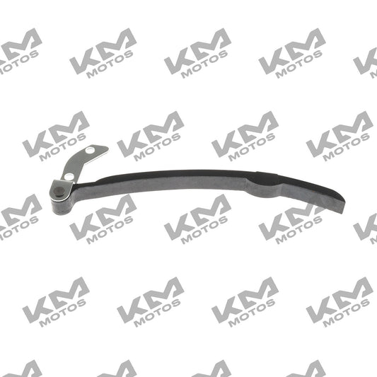 Guía tensora de cadena Italika ATV250 con reversa, sistema de motor, pieza original E04040148, para motocicleta off-road.