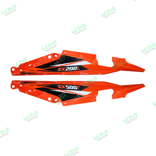 Tapadera lateral Universal ZX200L, cubierta de protección para maquinaria con diseño resistente y ajustable.
