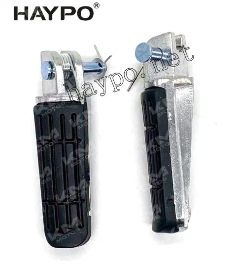 Estribo delantero izquierdo para motocicleta FZ16 de marca Universal, soporte metálico resistente y funcional.