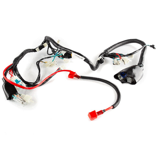 Arnés eléctrico Universal Alambrado HJ125-2D con cables y conexiones visibles en imagen.
