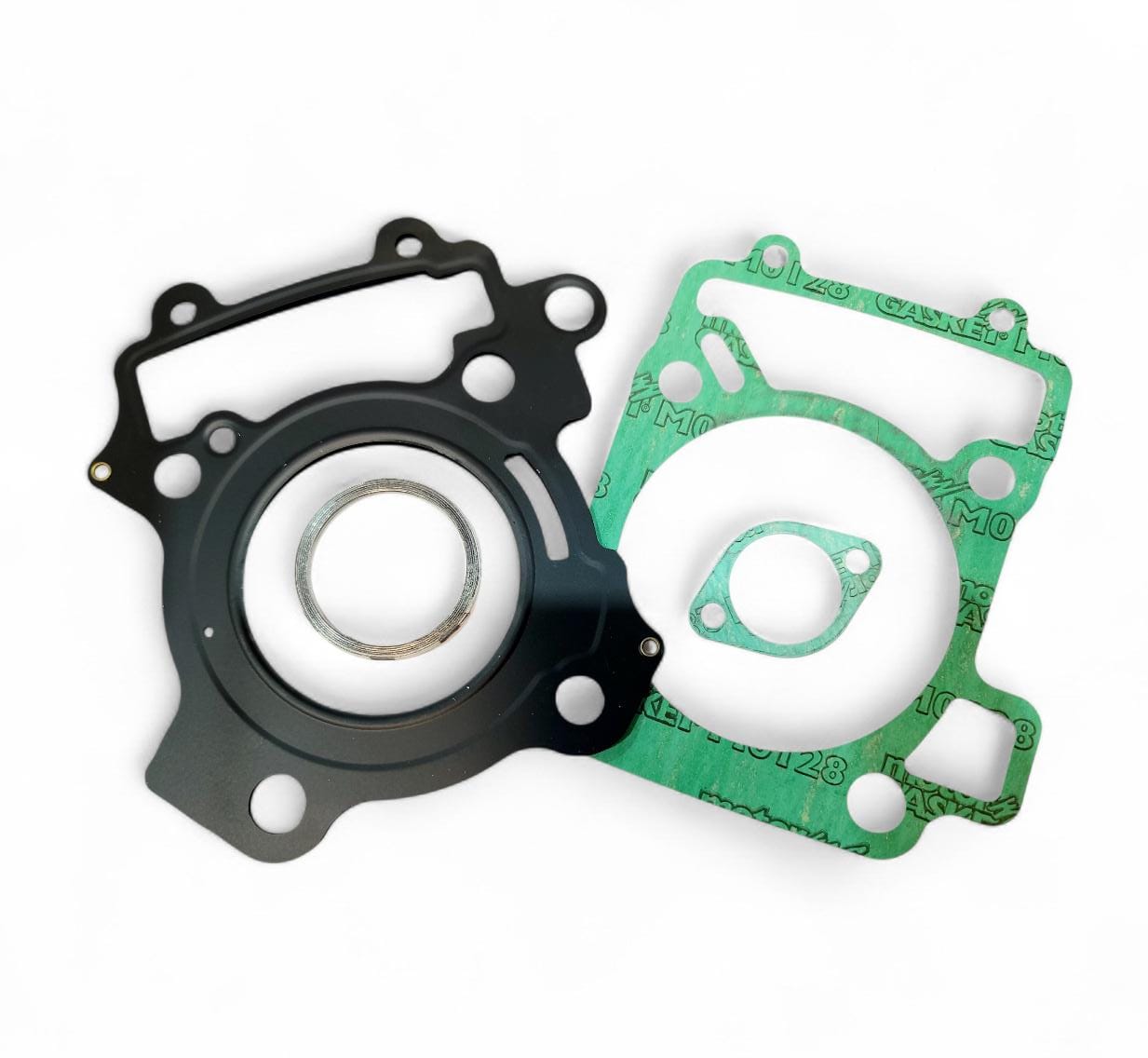 Juego de 1/2 kit de empaques NS200 de KM Motos, componentes de goma y metal para reparación de motor.