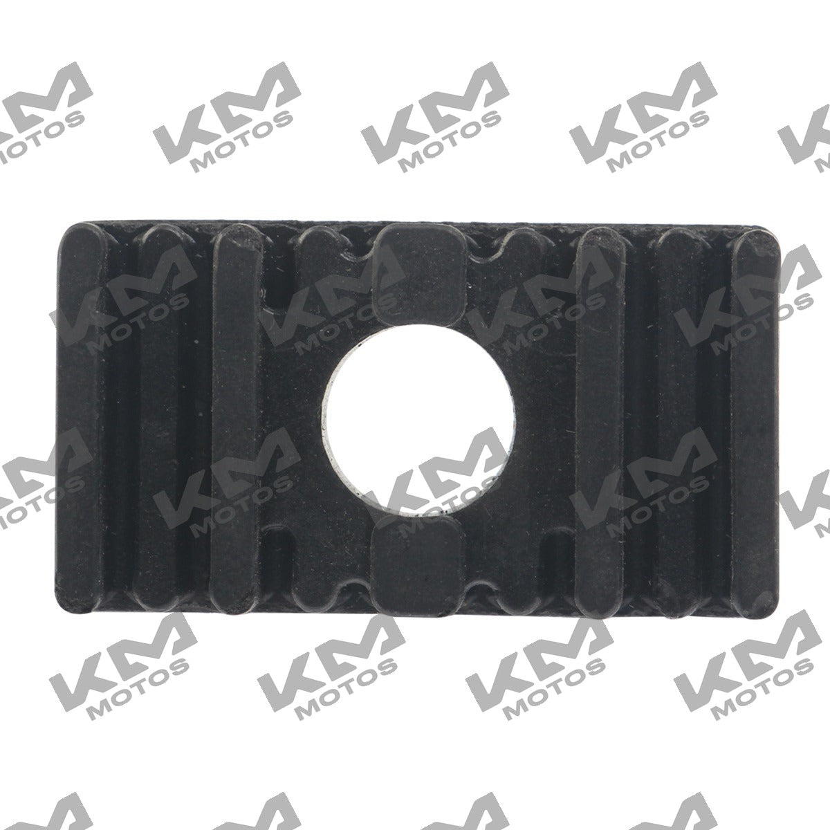 Soporte de hule para tanque de gas de 250z de Italika, resistente y original, en color negro para motocicleta.