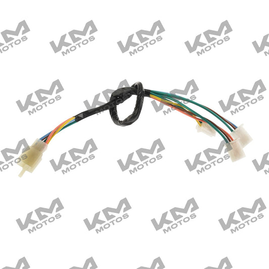 Arnés eléctrico secundario Italika 125z, sistema eléctrico original para motocicleta, con cableado y conexiones visibles.