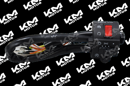 Mando de arranque Vini para Suzuki GN125H, modelo anterior, con botones y cable visible en imagen.