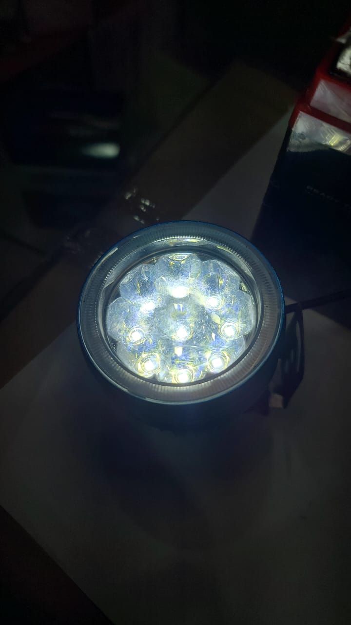 LUZ LED 6P/9P REDONDA + CORTECIA - KMMOTOSHN