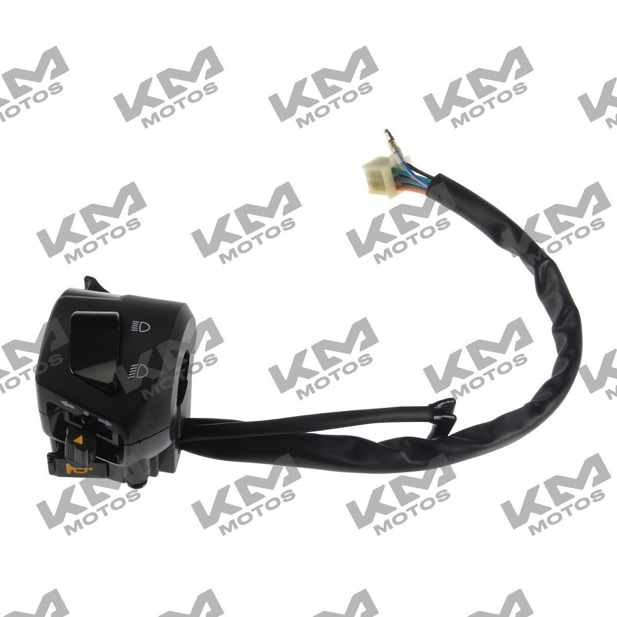 Conjunto de mando izquierdo para sistema eléctrico de motocicleta Italika 125Z, pieza original F04040178.
