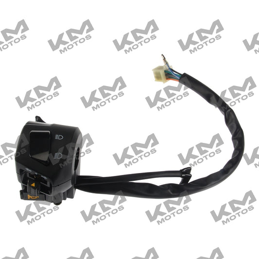 Conjunto de mando izquierdo para sistema eléctrico de motocicleta Italika 125Z, pieza original F04040178.