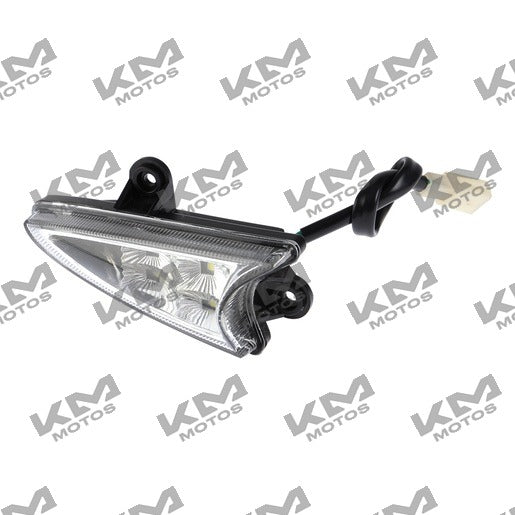 Lámpara LED lateral izquierda para sistema eléctrico Vort-x 200 y 250 Italika, parte original para motocicleta.