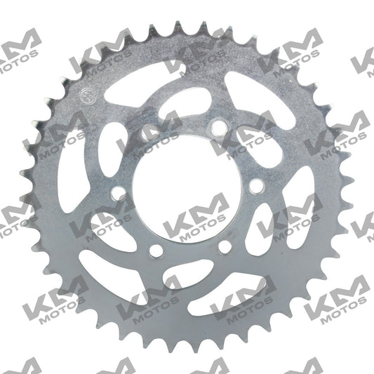 Engranaje de tracción final de 40T para Italika Vort-X 300R, sistema de tracción original en imagen.