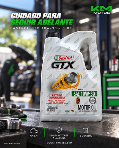 ACEITE CASTROL 10W30 GTX (5Q)