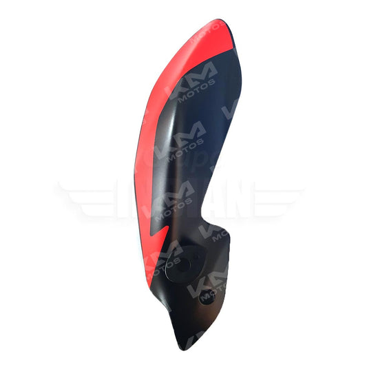 Cobertor izquierdo Silvin NS200 rojo para cachetes de foco Universal, pieza de repuesto para motocicleta.