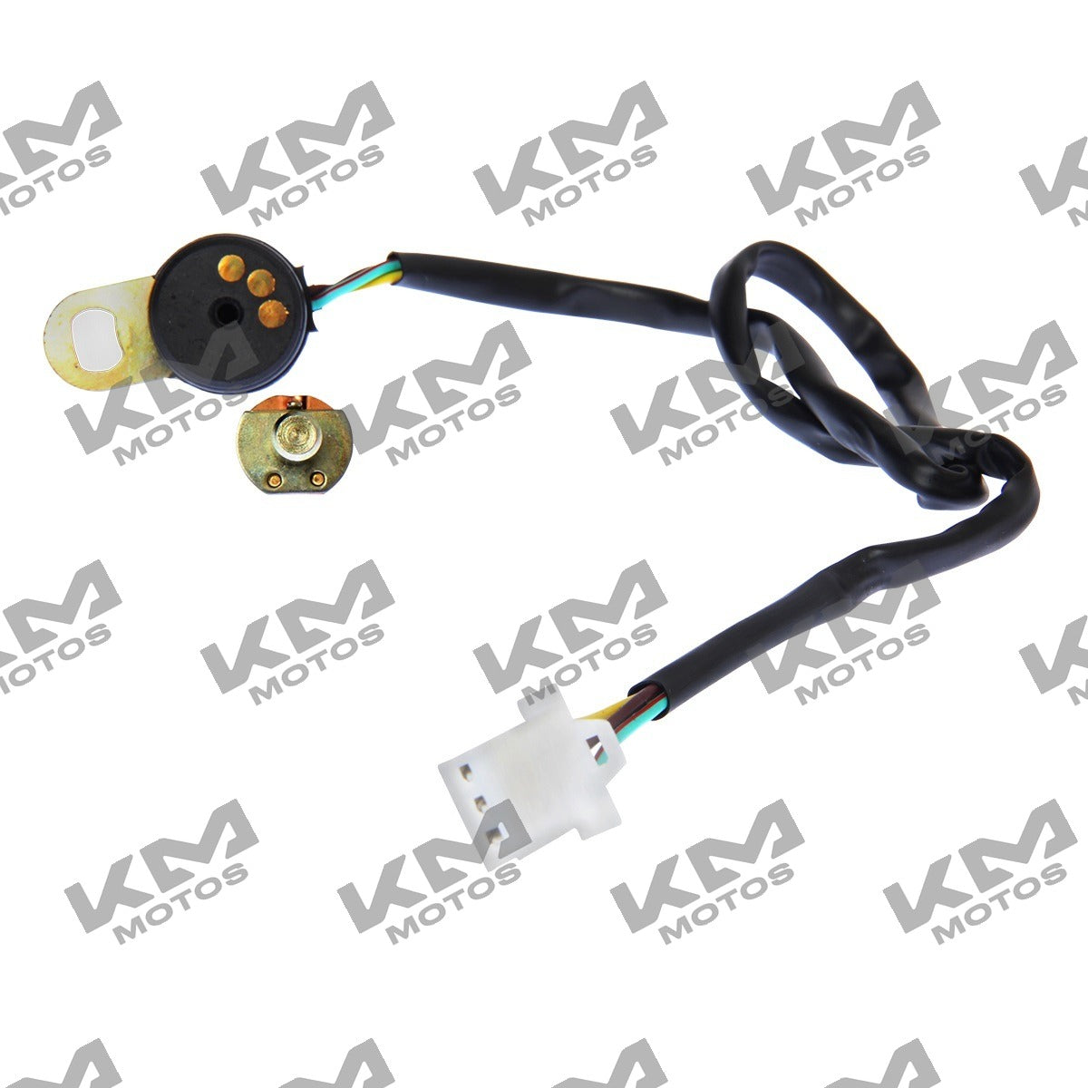 Indicador de cambios ATV150-II y ATV200 naranja de Italika, sistema eléctrico original E07050028, visible en la imagen