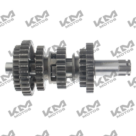 Conjunto de eje secundario de transmisión original para motor Italika DM200 ZDM200, componente del sistema de transmisión.