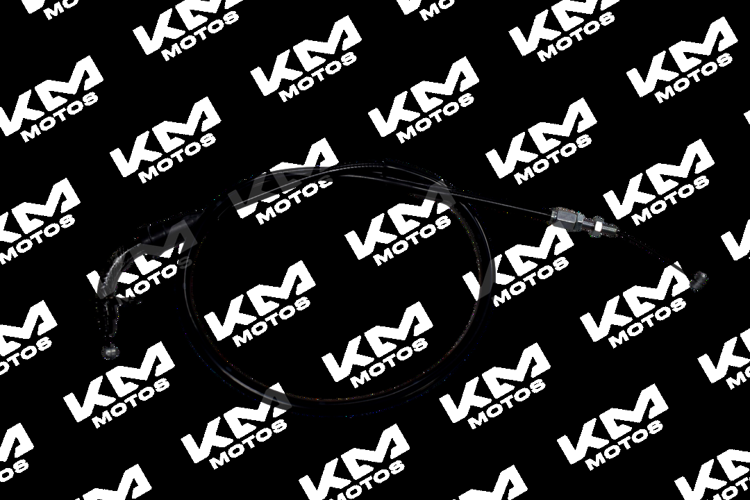 Cable de acelerador original para EN125 Suzuki, cable de acelerador universal en color negro con conexiones.