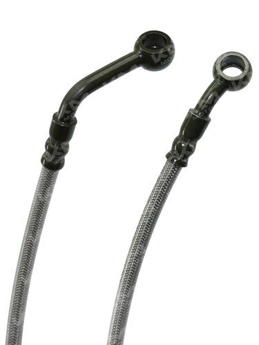 Manguera de freno delantera Universal GXT, flexible y resistente, diseñada para sistemas de freno de alta calidad.