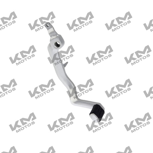 Pedal de freno trasero negro para Italika 250Z y 250SZ, parte original F11031054, en sistema de frenos.