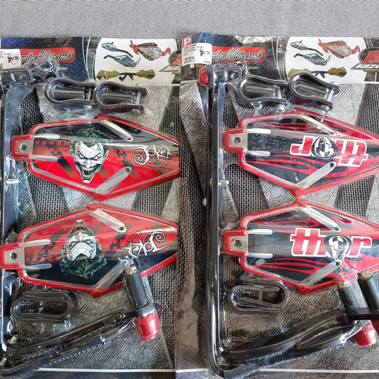 HANDGUARDS METALICAS SPORT (UNIVERSAL) ROJO