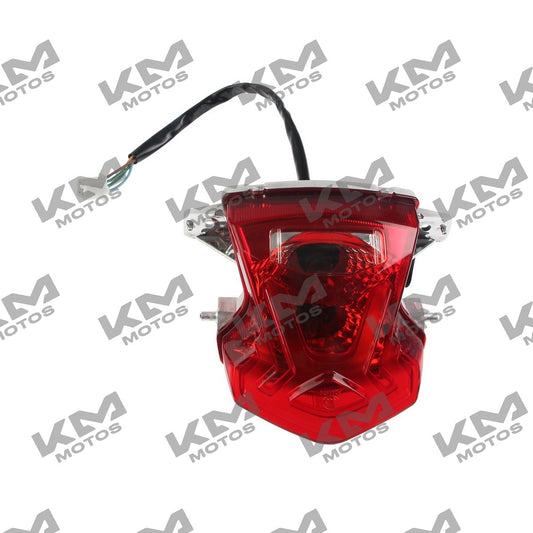 Conjunto de stop calavera trasera para Italika 125Z y 125FL, sistema eléctrico original, parte visible en la imagen.
