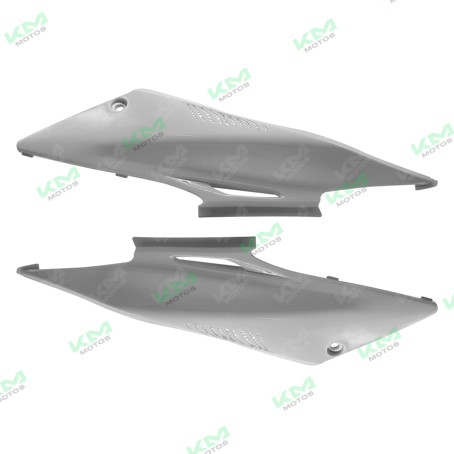 Tapadera lateral izquierda blanca para XM200Z de Universal, muestra la tapa lateral en color blanco y su diseño.