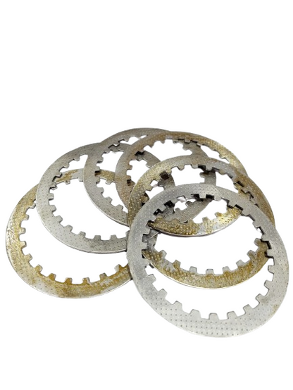 DISCOS DE CLUTCH METALICOS SET (6) RE205/17 - KMMOTOSHN