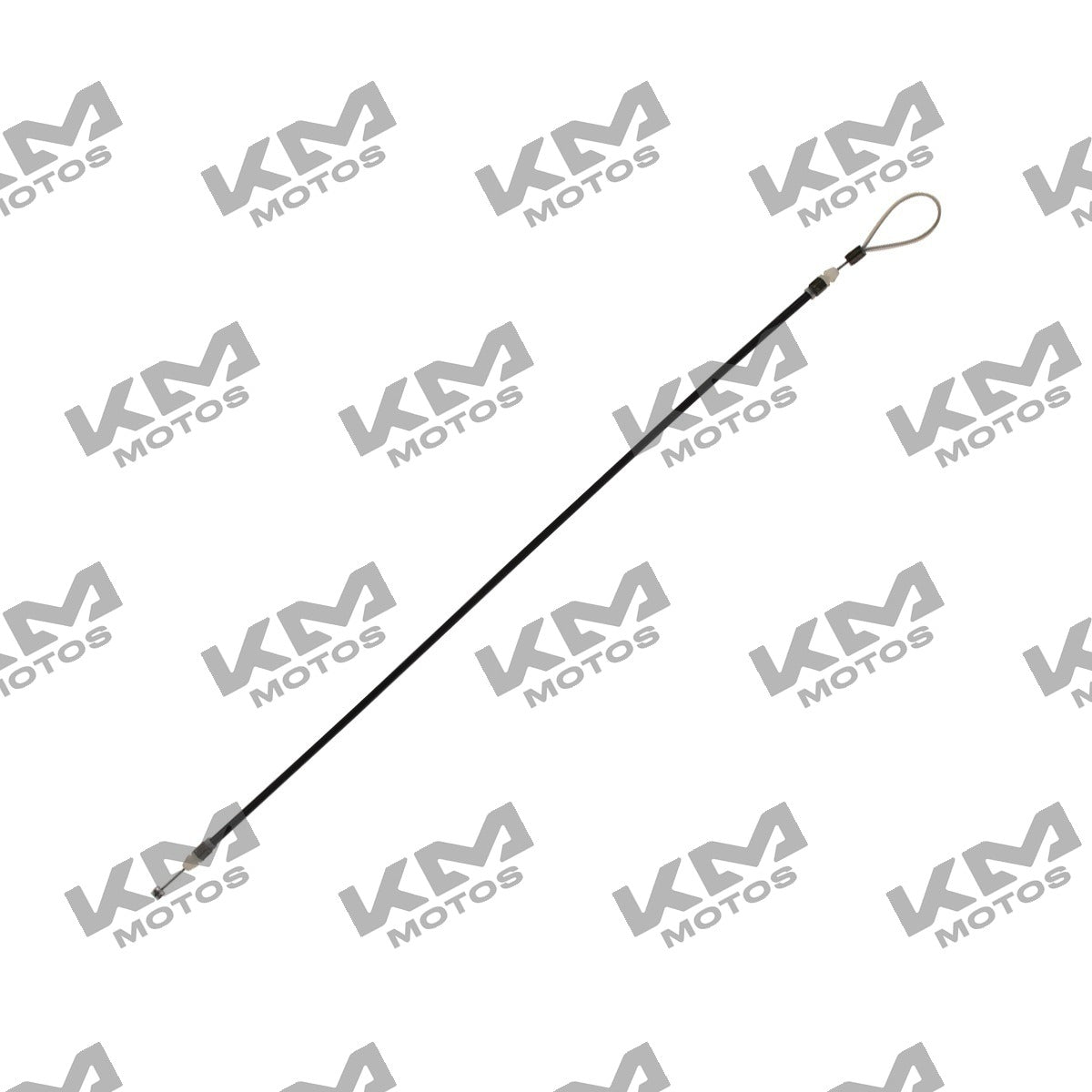 Cable de asiento ORIGINAL 150Z/150SZ, muestra el cable con conectores y acabado metálico para maquinaria industrial.
