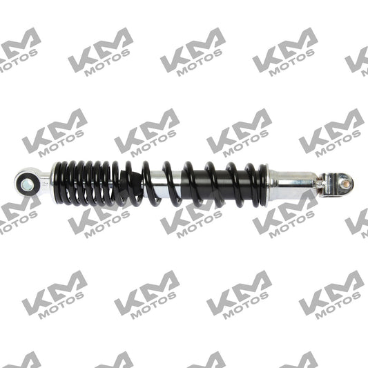 Amortiguador trasero negro para motocicleta Italika GS150, GTS175 y DS150, parte del sistema de suspensión original.