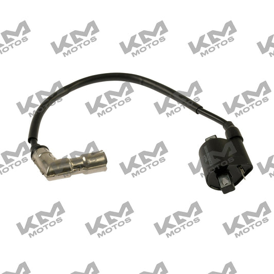 Bobina de ignición Vort-x 250 Italika, sistema eléctrico original para motocicleta Italika, visible en la imagen.