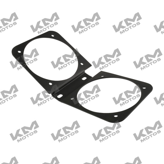 Soporte de ventilador ATV250 con reversa para sistema eléctrico Italika, pieza original F08040003, en color negro