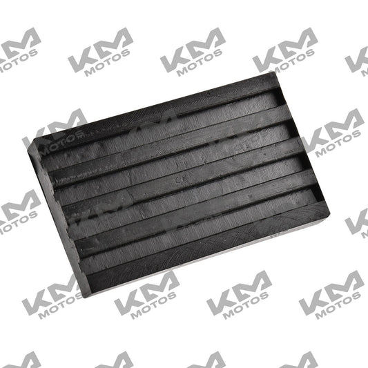 Soporte de hule para tanque de gas Italika FT125, compatible con modelos F17040060, en color negro y diseño resistente