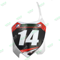 PORTA NUMERO + STIKERS BLANCO